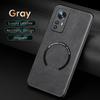 For Xiaomi 12 12X 12s 12 Pro 12s Pro 12s U Fine-Hole PU Cow Pattern Leather Outer Magnetic Ring Soft Edge Anti-Drop Phone Case