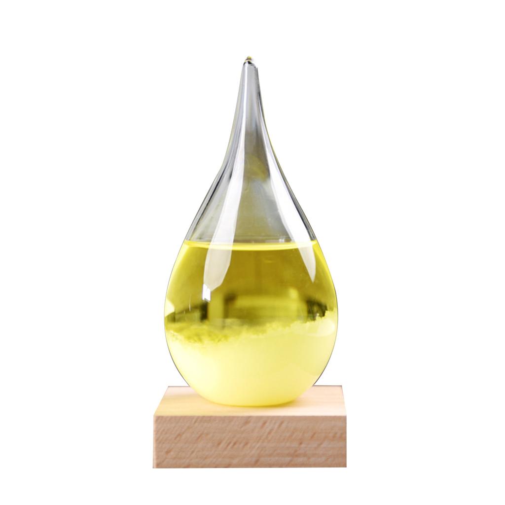 Прозрачная бутылка из хрустального стекла Storm Glass, барометр, прогноз погоды, стильный настольный подарок-капля, метеостанция, декор