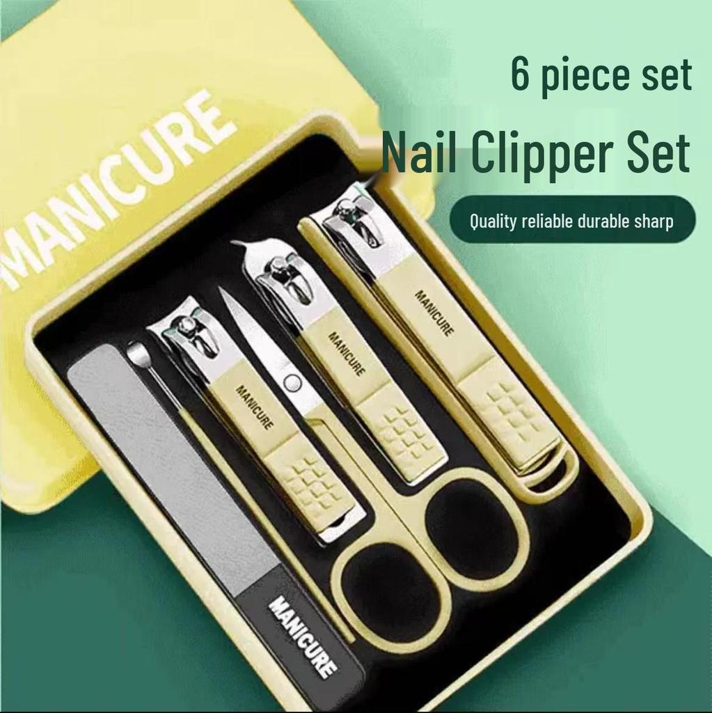 Anti-Splash Multipurpose Nail Clipper Set for Home Manicure and Personal Care