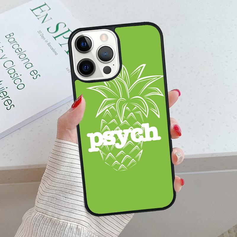 Psych Pineapple Phone Case cover For iPhone 17 Air 15 16 16e 14 13 Pro Max Coque 12 11 Pro Max For Apple PLUS fundas