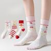 Female Summer Thin Style Personality Funny Cartoon Chips Boneless Tube Socks