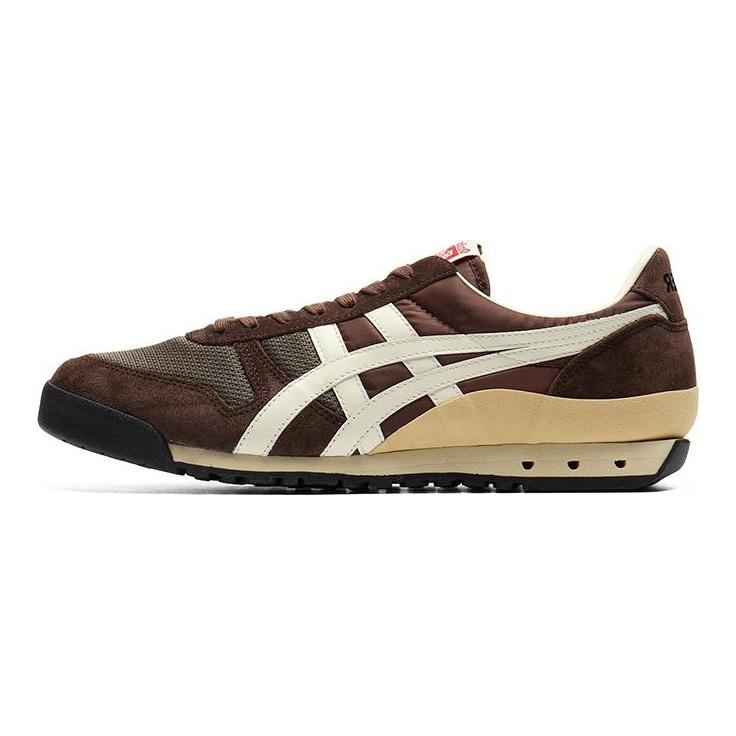 ONITSUKA TIGER Ультра 81 Износостойкие Низкие Повседневные Кроссовки Унисекс Коричневые 1183B536-201