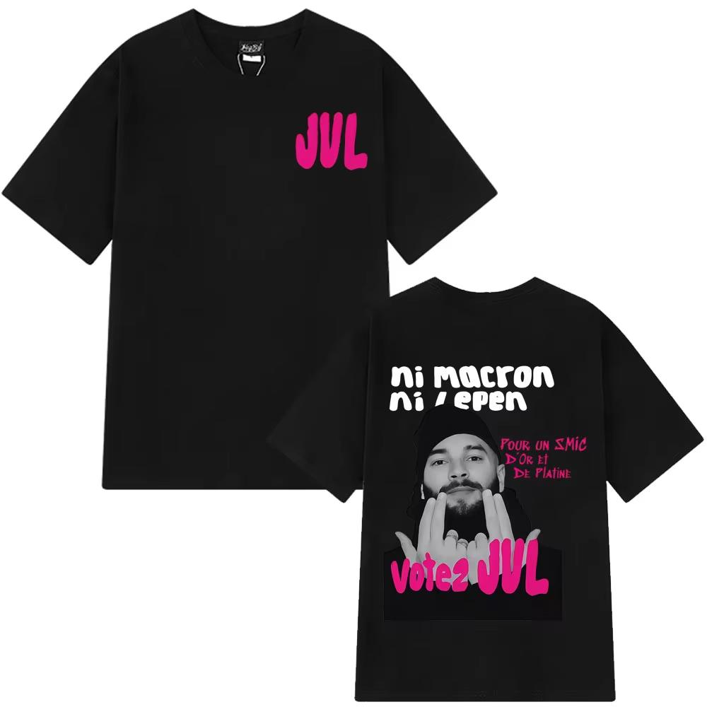 2026 French Rapper Jul Fashion Tshirts Unisex Unisex Hiphop Tshirt Shortsleeved Casual Aesthetic Trendy Streetwear Tees Unisex