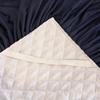 Luxury Velvet Quilted Bedspread Queen King Size Thick Plush Lace Embroidery Short Bed Skirt No Pillowcase