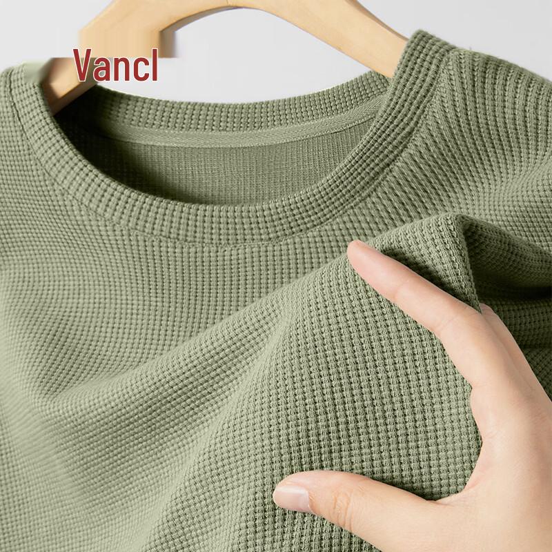 Мужская вафельная футболка с коротким рукавом VANCL