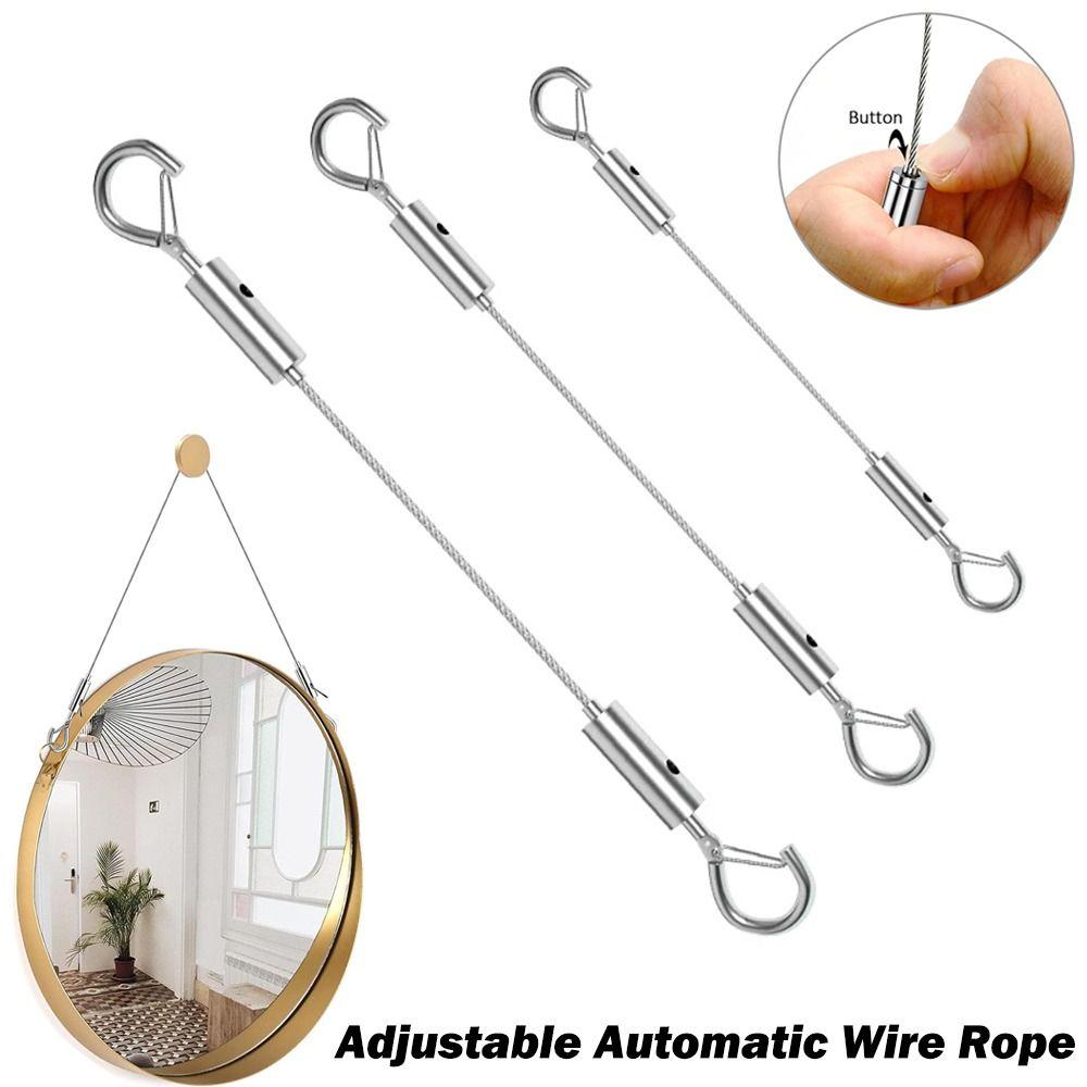 Stainless Steel Suspension Lanyard Adjustable Hanging Rope New Wire Rope