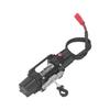 RC Winch Aluminum Alloy Electric Dual Motor Simulated Winch for   SCX10 90046 D90 1Celsius10 RC Car 6 to 8V