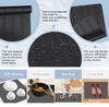 Silicone Non-slip Heat-Resistant Stove Mat - Draining & Anti-scald Placemat for Kitchen and Dining Table.
