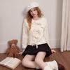UNIFREE Sweet Style Round Neck Knit Cardigan