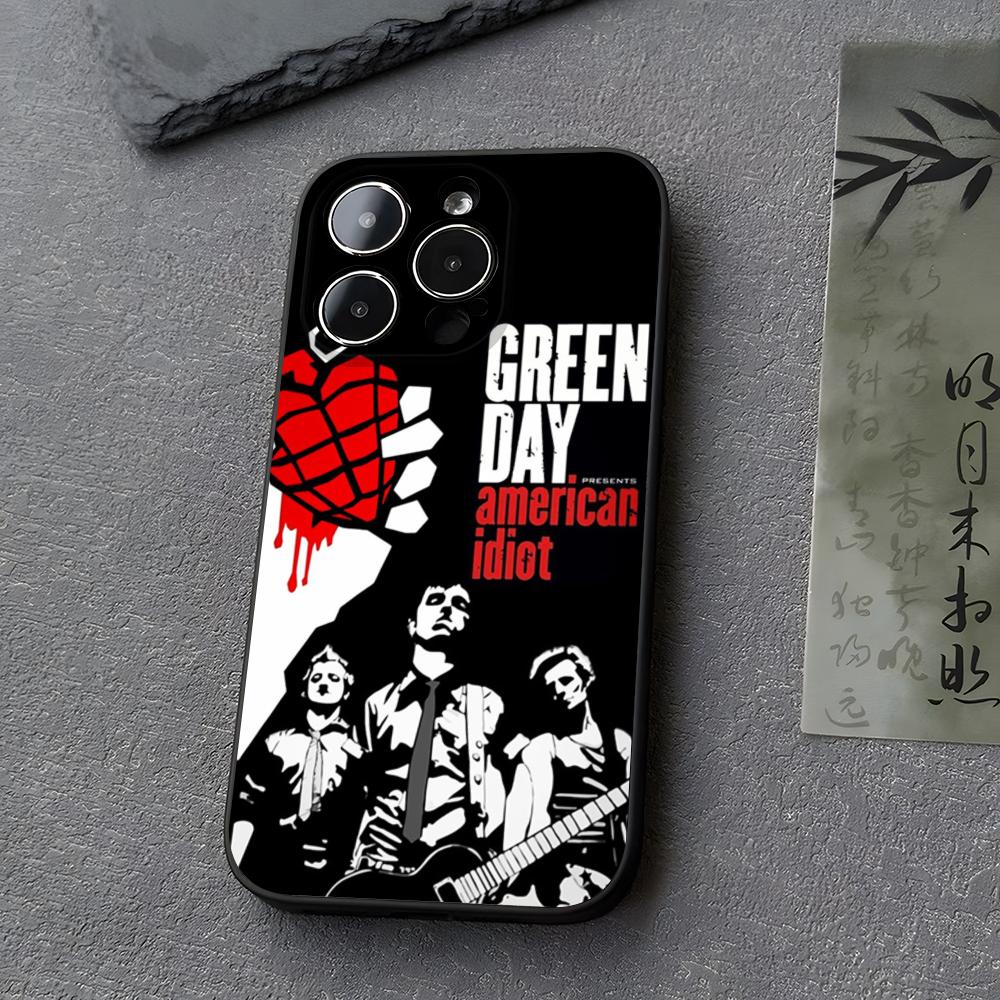 Band Green Day Phone Case Funda For Iphone 13 17 16 11 15ProMax 14 12 Pro Xs Max Mini Xr X 7 8 6 6s Plus Covers