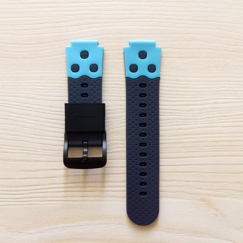 Детский силиконовый ремешок для смарт-часов, универсальный Y-образный, двухцветный, интерфейс 16 мм