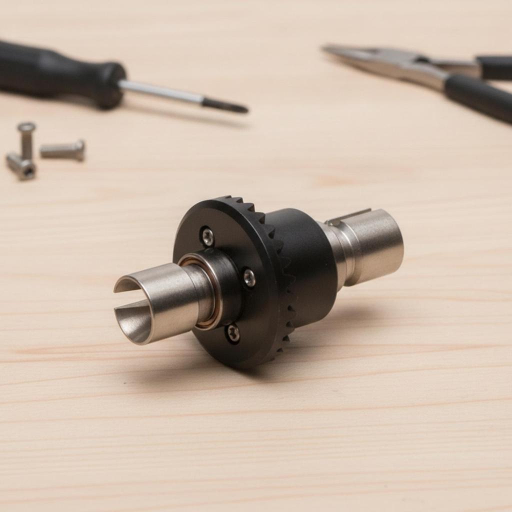 RC Car Differential Assembly Wear-Resistant Hardware Easy to