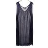 ISSEY MIYAKE made in Japan No sleeve Sheer one piece 2 Navy Women Used