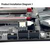 USB2.0 9-контактный на USB C Адаптер-Коннектор для Внутренней Материнской Платы ПК 9-контактный USB2.0 Конвертер для Настольного Компьютера
