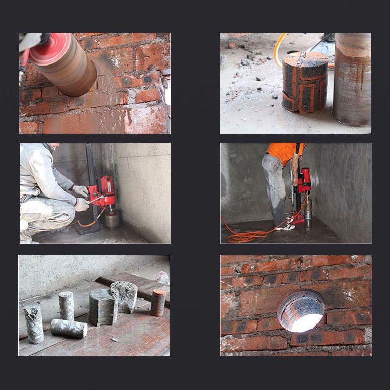 Dingjian High-Power Waterless Diamond Core Drill for Concrete and Engineering.