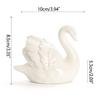 Elegant White Swan Statue Unique Swan Couple Figurine Nordic Black Swan Ornaments  Wedding Gift