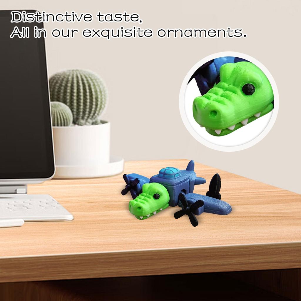 Авиационные и животные украшения с подвижными суставами, настольные 3D-печатные орнаменты