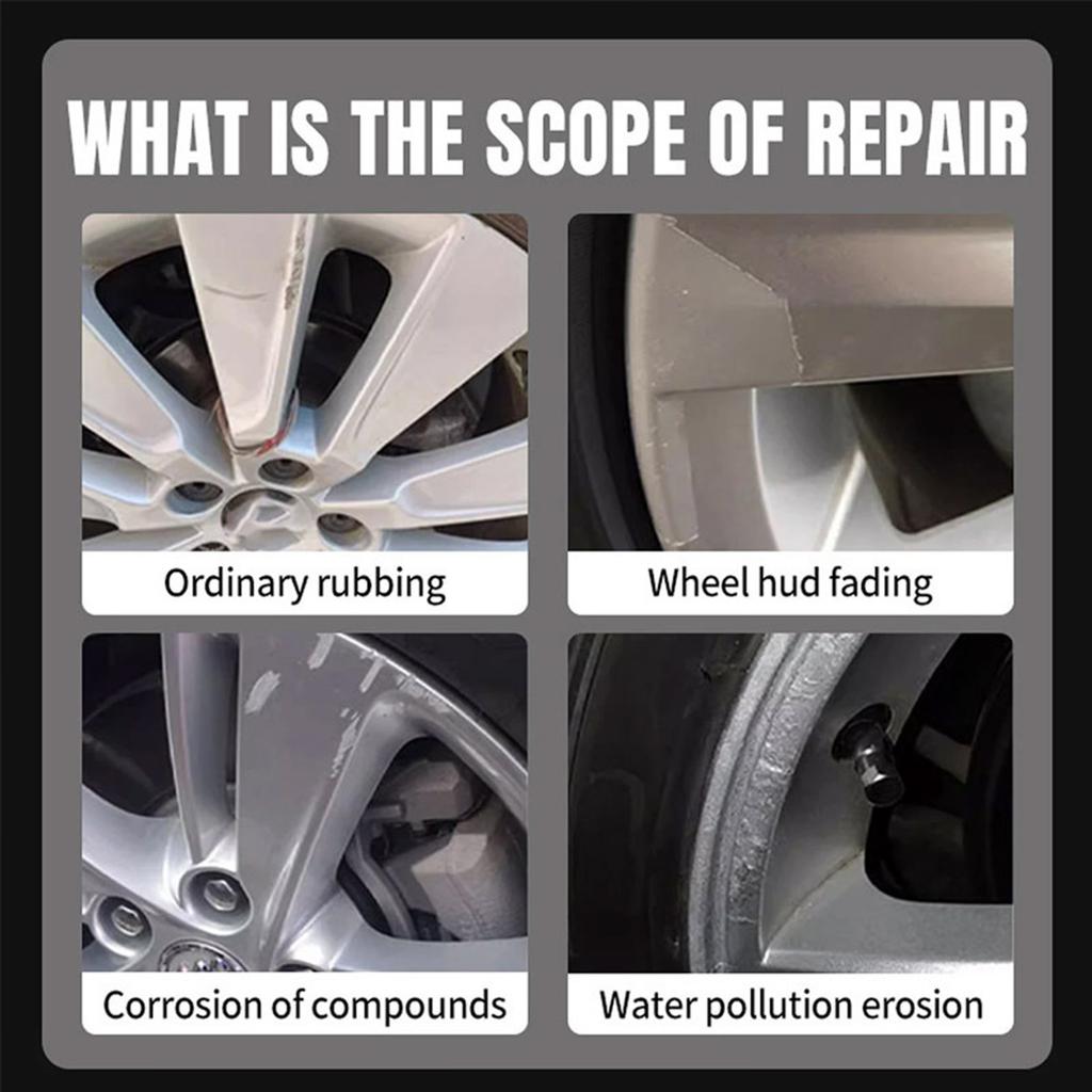 Car Beauty Decontamination Polishing Brightening Stains And Oxide Car Wheel Polishing Paste Scratch Remover