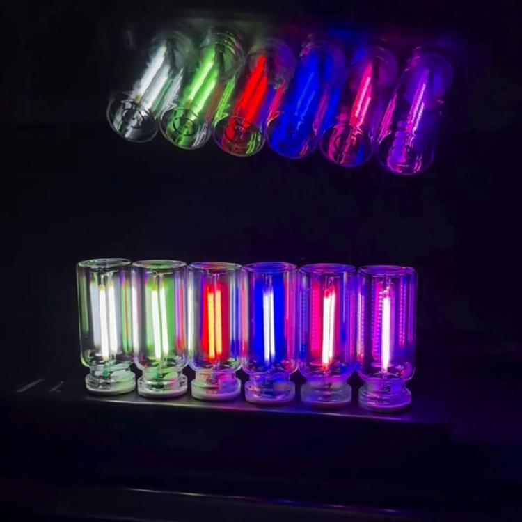 Автомобильное светодиодное освещение USB Атмосферная подсветка Автомобильные лампы настроения в ретро-стиле Мини-светодиодная лампочка USB Сенсорная ночная лампа