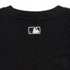 MLB Нью-Йорк Янкис Принт с буквами Круглый вырез Дышащая Спортивная футболка с коротким рукавом Женские топы Черный 3FTSB1743-50BKS