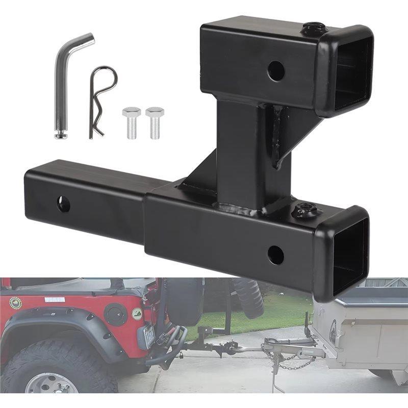 Double Hitch Receiver Hitch Adapter Trailer Dual Hitch