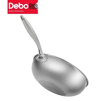Вок для жарки Debo из нержавеющей стали 304