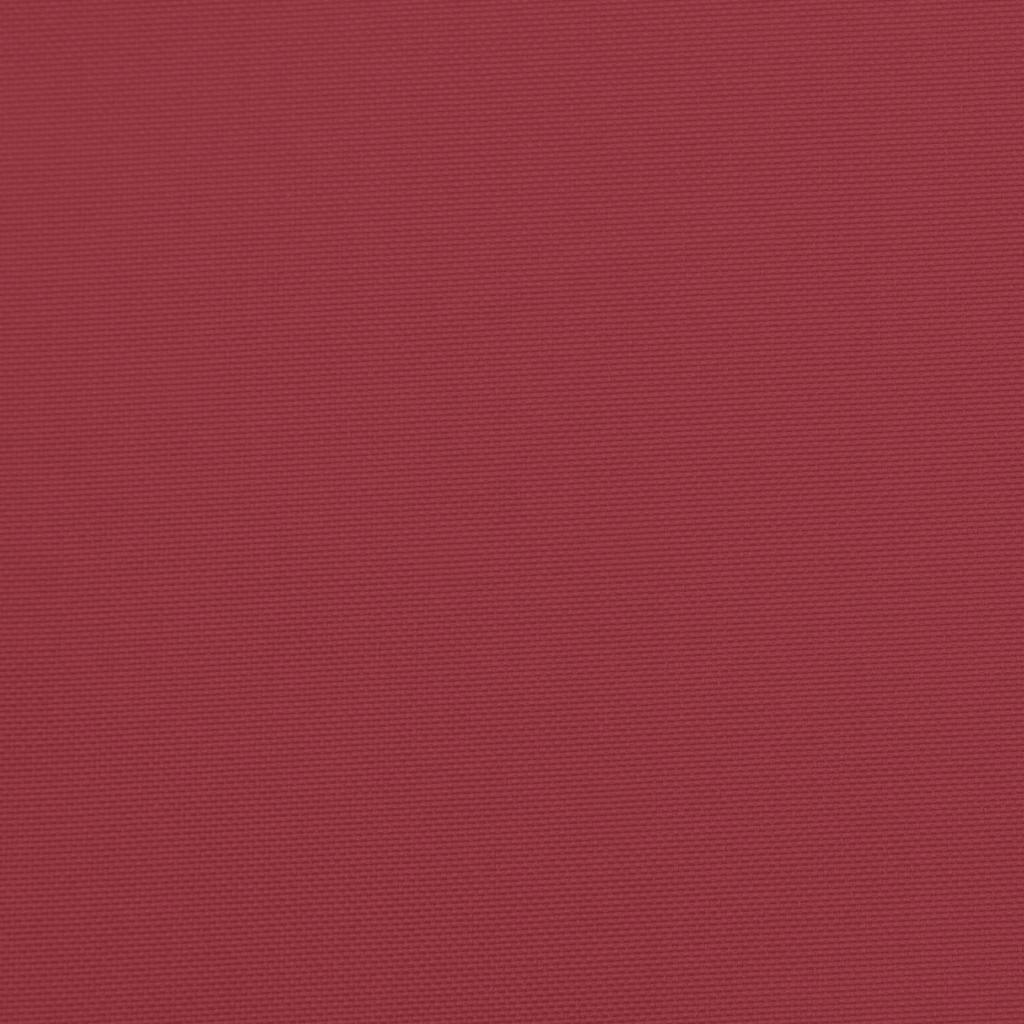 Sun Lounger Cushion Burgundy 200x70x3 cm Oxford Fabric