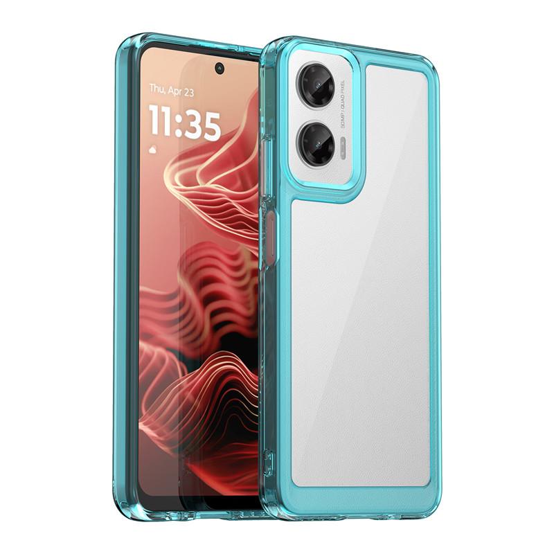 Для Motorola Moto G35 5G Чехол для Moto G35 Чехол 6,5 дюймов Цветной Мягкий Силиконовый Прозрачный Бампер Для Motorola Moto G35