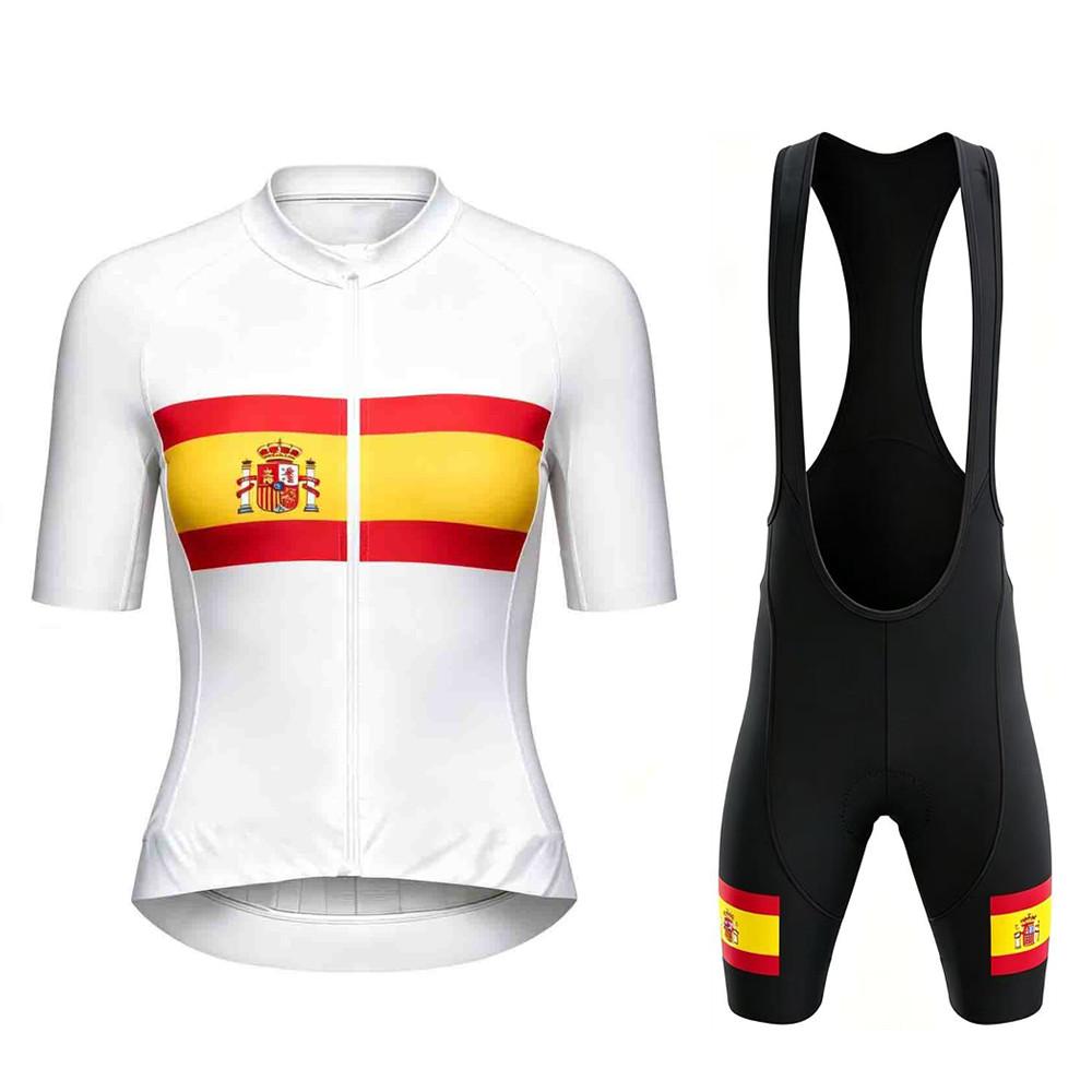 Spain Ropa De Ciclismo Short Sleeve MTB Cycling Shirts Shorts Men Maillot Ciclismo Summer Breathable Cycling Suit Set 2026