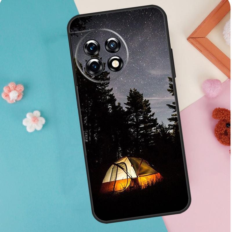 Кемпинг Природа Горы Чехол Для OnePlus 13T 10T 8T 10R 12R 13R 15R 11 12 13 15 Nord CE 5 2 3 4 Lite N20 N30 Обложка