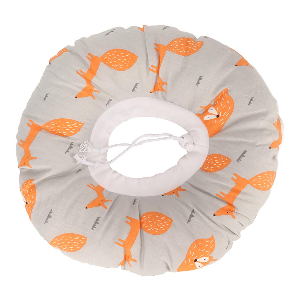 Подушечка для прокалывания ушей с рисунком мультяшного животного, для снятия воспаления и пролежней, защитная подушечка для ушей, 12,6 дюймов.