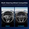 zkfan8 Suitable for Seat Carbon Fiber Texture Steering Wheel Cover with Segmented Quick-Release Design, Durable, for Models Such as Ibiza, Arona, Leon