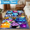 Custom Name Blox Fruits Rug Game Carpet, Floor Mat for Bedroom Living Room Entryway Rug, Home Decor Idea Gift for Christmas birthday