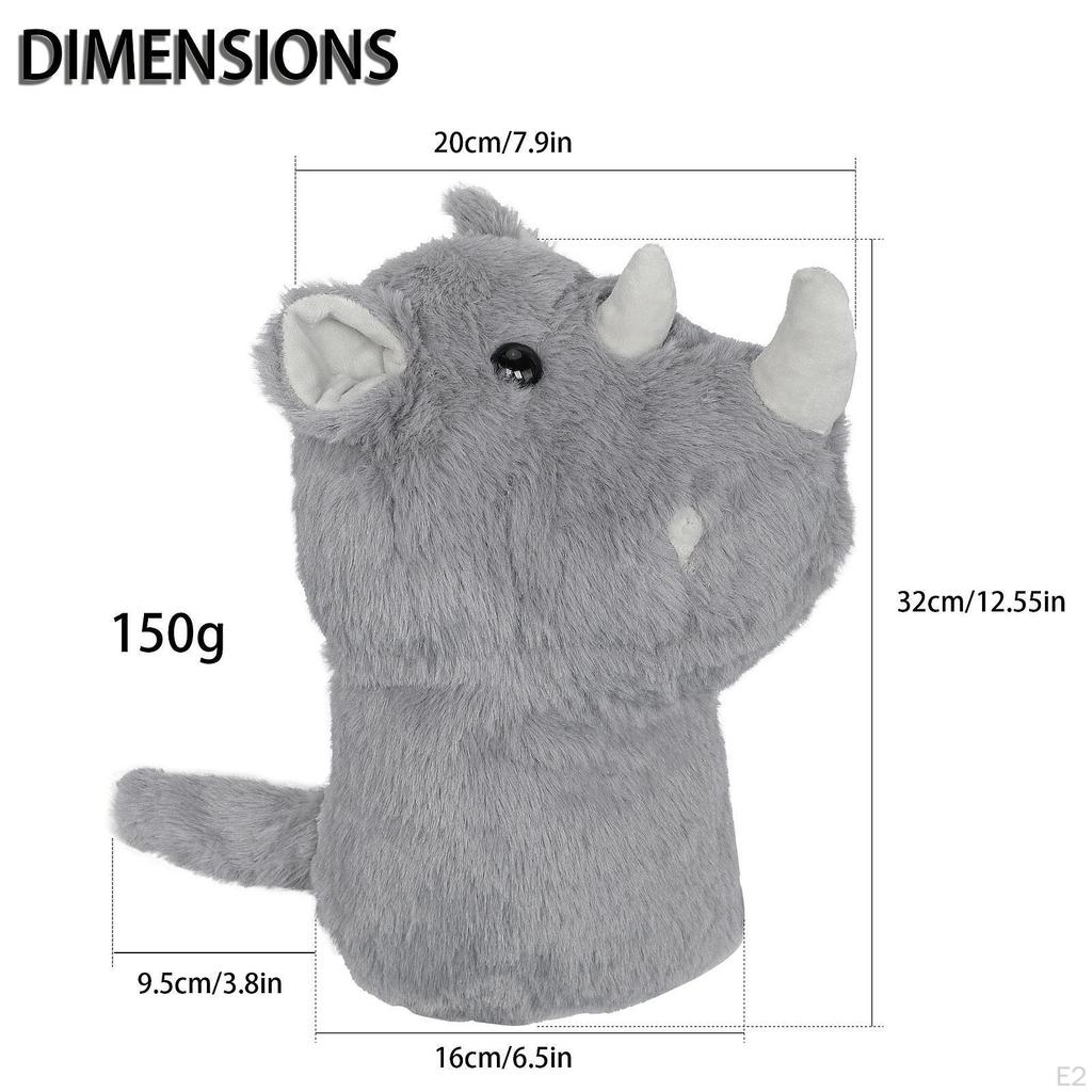 Чехол на голову клюшки для гольфа с животным, деревянный, милый, устойчивый к царапинам, протектор, головной чехол для мужчин