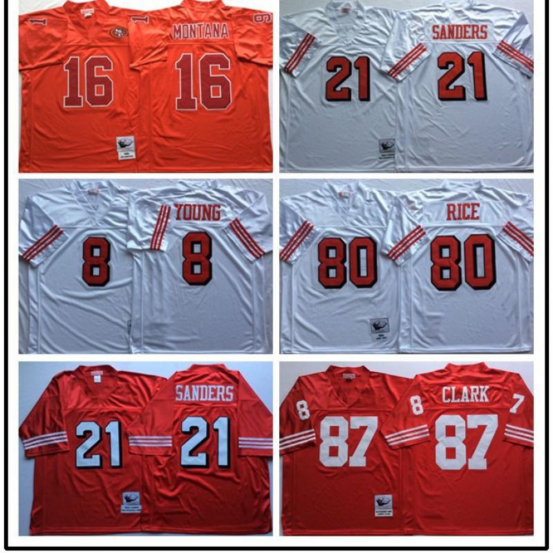 San Francisco 49ers Retro NFL Football Jersey Men Women Unisex Cotton Sportswear Fall Winter