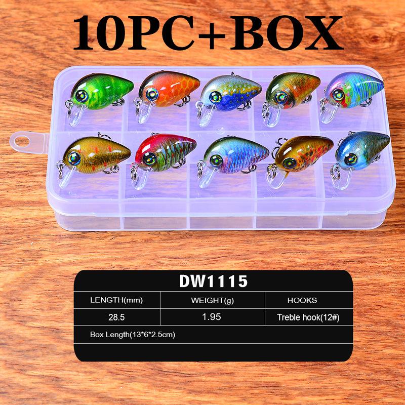 Коробка с наживкой для приманки Rock Bait 10 коробок с наборами наживок Poppa