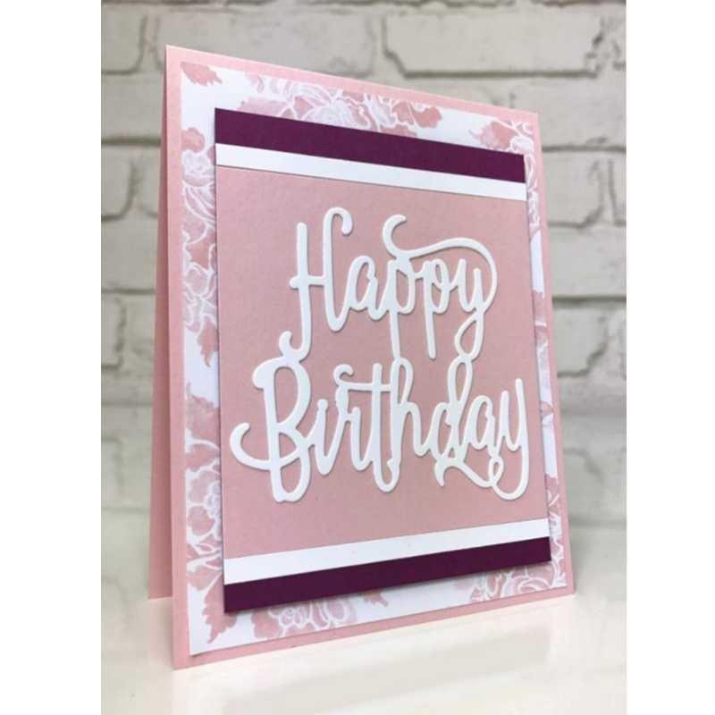 Трафареты для резки металла с днем ​​рождения для скрапбукинга своими руками