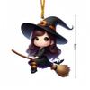 2D Flat Design Acrylic Pendant Wear Resistant Wall Decoration Ghost Ornament  Home Decor