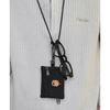 Japanese Casual Canvas Small Wallet with Hanging Neck Lanyard Zipper Pouches Men and Women Cute Tiger Pin Ins Card Key Earphone Bag