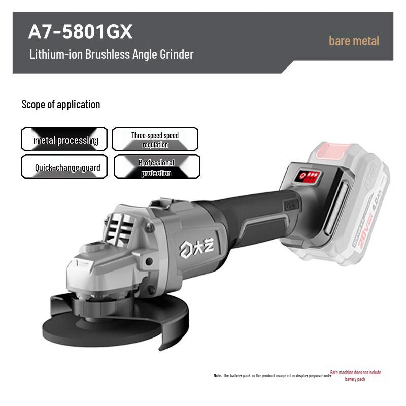 Dayi 20V Cordless Angle Grinder CN plug (adapter included)