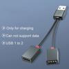 Converter Splitter USB Splitter Cable USB Extension Line Car Usb Splitter Cable  Android Phone