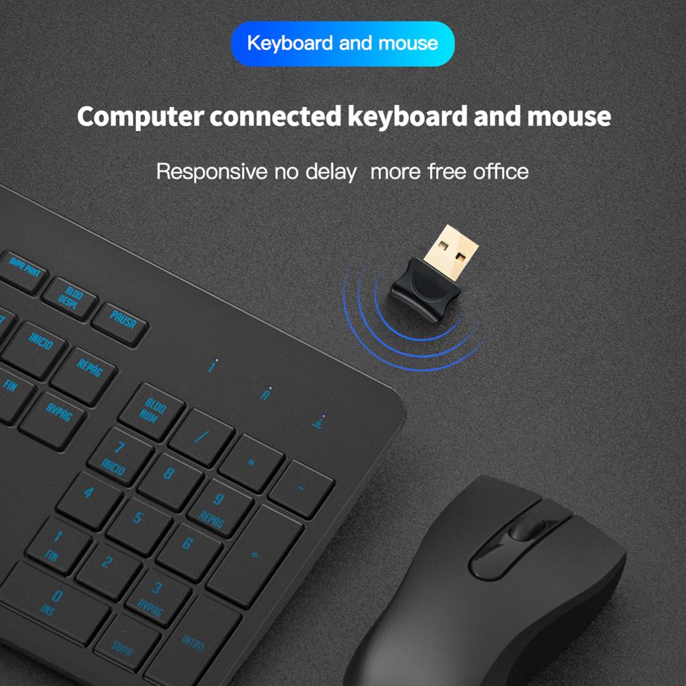 5.0 Bluetooth-совместимый адаптер USB-передатчик для ПК, компьютера, ноутбука, наушников, аудиопринтера, приемника данных