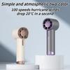 2025 Smart Digital Fan - Handheld Portable Fan with 100 Speed Settings and Stepless Control for Home and Office