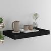 VidaXL Floating Wall Shelf Black 40x23x3.8 Cm MDF