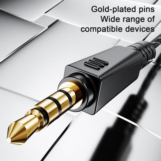 Проводная гарнитура стерео объемный глубокий бас музыкальный плеер эргономичные 3,5 мм проводные наушники игровые наушники телефон аксессуар