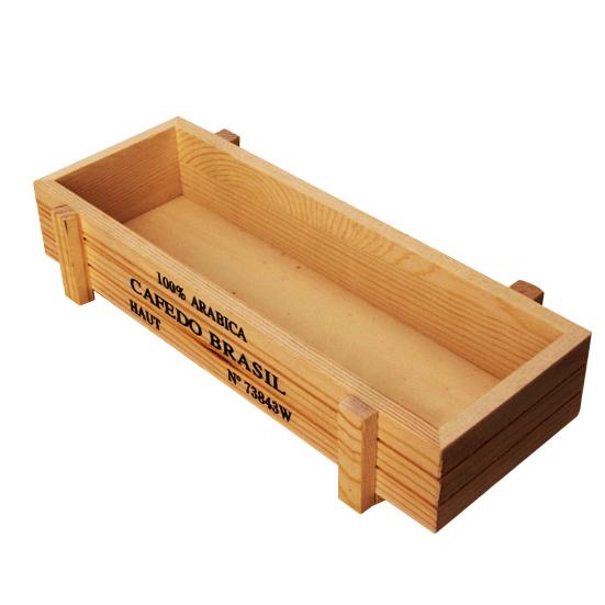 Rectangle Wooden Planter Box Garden Yard Flower Succulent Container Planting Pot