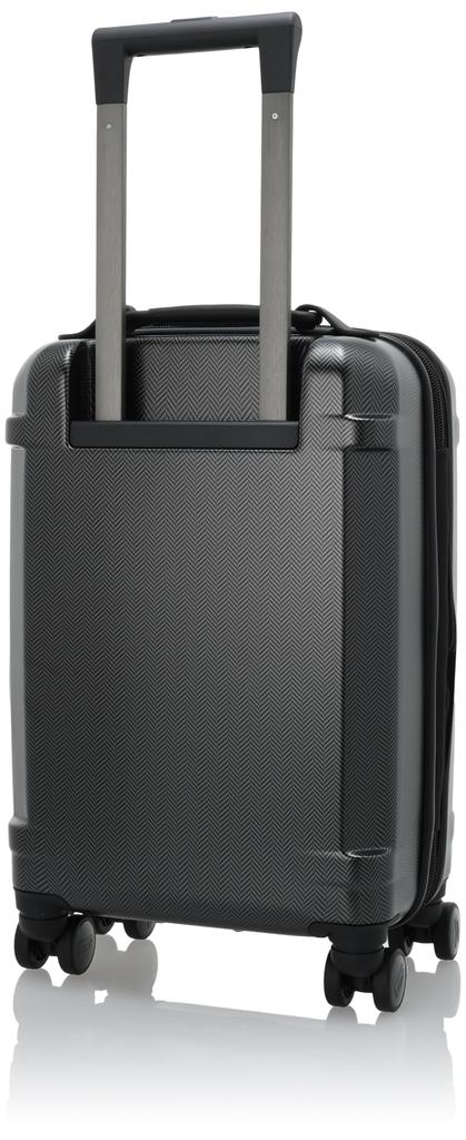 Чемодан-переноска CENTURY DELUXE Spinner Expandable S Size 40L 55cm [Hartman] Ручная кладь Ручная кладь Прибл.. 3,5 кг Черный/Пушечный металлик