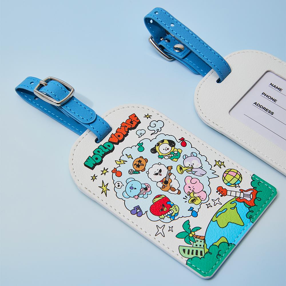 Бирка для багажа BT21 WORLD VOYAGE