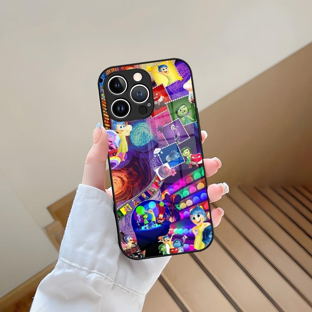 Inside Out Phone Case Tempered Glass For IPhone 13 17 15 16 14 12 11 Pro Max Plus Mini XR XS SE2020 Coque