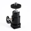 Camera Tripod 1/4 Hot Shoe Adapter Flash Light Bracket Holder Mount Cradle Ball Head With Lock